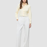 Damen Essential Hose weit Off-White