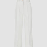 Damen Essential Hose weit Off-White