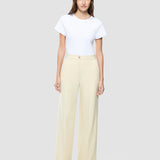 Damen Essential Hose weit nebelgelb