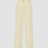 Damen Essential Hose weit nebelgelb