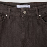 Damenjeans Evelin Tapered Schokolade