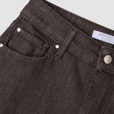 Damenjeans Evelin Tapered Schokolade