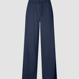 Damen Leinenhose Relaxed Nachtblau