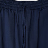 Damen Leinenhose Relaxed Nachtblau