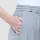 Damen Leinenhose Relaxed Steingrau