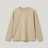 Langarmshirt Beige