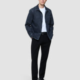 Matteo Denim-Overshirt gewaschenes Schwarz