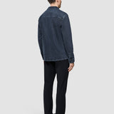 Matteo Denim-Overshirt gewaschenes Schwarz