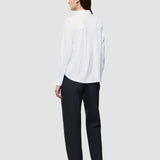 Damen Oxford-Hemd weiß Regular