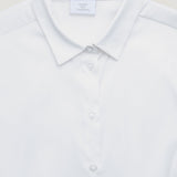 Damen Oxford-Hemd weiß Regular