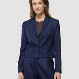 Damen Raina Shorts Blazer Nacht Himmel Nadelstreifen