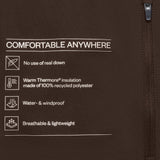 Range-Jacke dunkelbraun