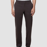 Refined Baumwollhose Relaxed Fit Dunkelbraun