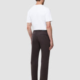 Refined Baumwollhose Relaxed Fit Dunkelbraun