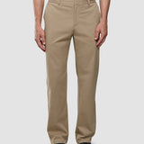 Hose aus veredelter Baumwolle, Relaxed Fit, Sand
