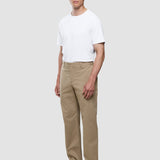 Hose aus veredelter Baumwolle, Relaxed Fit, Sand