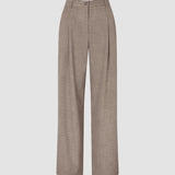rhea set golden beige melange shirt pants