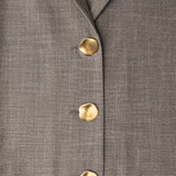 rhea set golden beige melange shirt pants