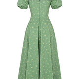 Aviana - Kleid mit Puffärmeln Bloom