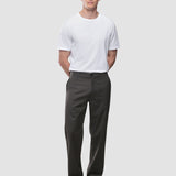 Siena Hose Relaxed Fit Fischgrät Dunkelbraun