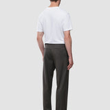 Siena Hose Relaxed Fit Fischgrät Dunkelbraun