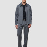 Siena Hose Relaxed Fit Fischgrät Grau