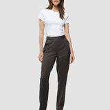 Damen Skye Hose Tapered Dunkelkastanien-Melange