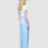 Damen Skye Hose Weit Blau Dunst
