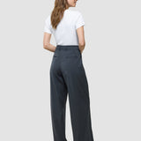 Damen Skye Hose Weit Anthrazit Melange