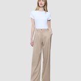 Damenhose Skye weit sandfarben beige meliert