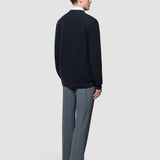 Strukturiert Strick Cardigan Schwarz
