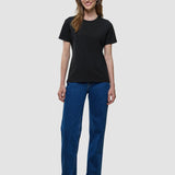 Supima-T-Shirt Schwarz