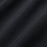 Elastische Tech-Leinenhose Schwarz