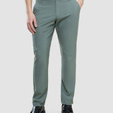 Tech-Leinenhose elastisch Urban Grün