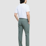 Tech-Leinenhose elastisch Urban Grün
