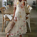 Michaela - Boho Kleid mit Bauchbedeckung