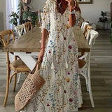 Michaela - Boho Kleid mit Bauchbedeckung