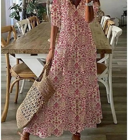 LUNA | BOHO MIDI-KLEID FÜR EINEN UNGEZWUNGENEN LOOK