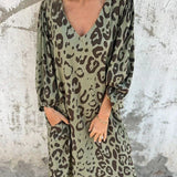 Jessa - Maxikleid Leopard