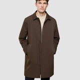 Wasserdichter Trenchcoat Mantel Dunkelbraun