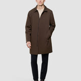 Wasserdichter Trenchcoat Mantel Dunkelbraun