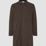Wasserdichter Trenchcoat Mantel Dunkelbraun