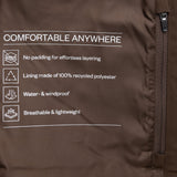 Wasserdichter Trenchcoat Mantel Dunkelbraun